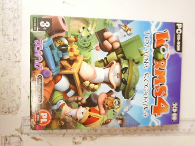 Worms 4 PC CD-ROM Game complete Ultra Rare