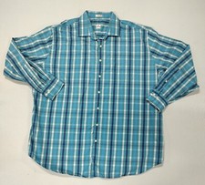 Peter Millar Shirt Mens 2XL XXL Multicolor Plaid Button down Cotton