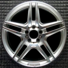 Mercedes-Benz C Class Compatible Replica Machined w/ Silver Pockets 18 inch Whee