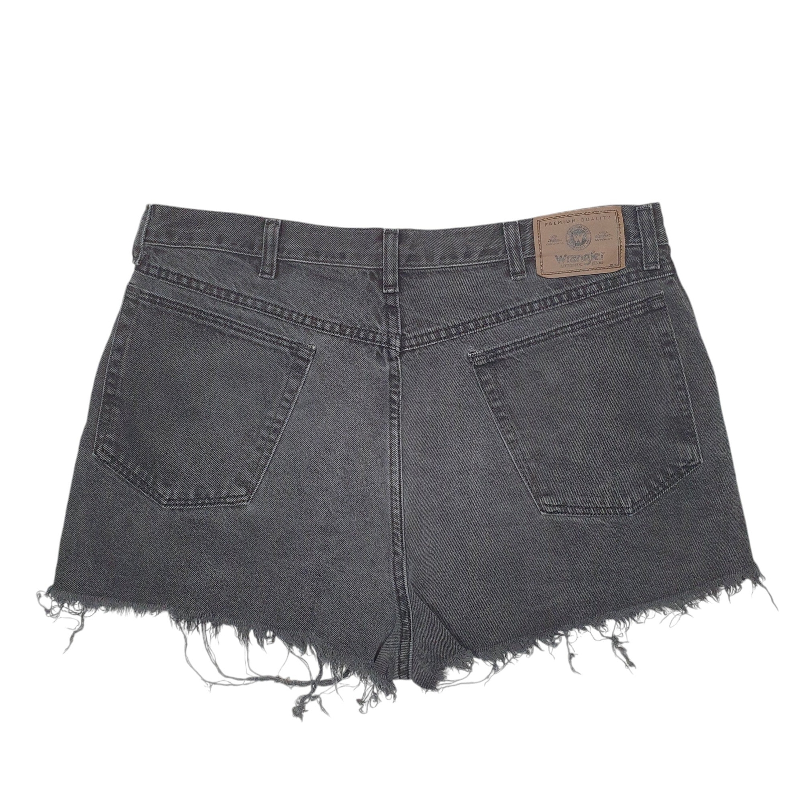 WRANGLER Denim Jeans Jorts Black Denim Jeans Cotton Shorts Womens W36 image 2