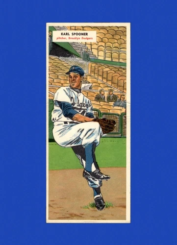 1955 Topps Double Header Set-Break # 19 20 Karl Spooner/Jim Hughes EX-EXMINT