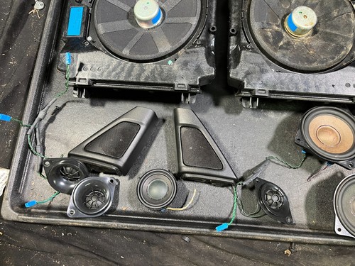 11-16 BMW 535I AUDIO SPEAKER SET TWEETERS SUBWOOFERS SET OF 13 SPEAKERS - Afbeelding 4 van 9