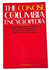 The Concise Columbia Encyclopedia Trade PB/VG First Avon Printing, August 1983