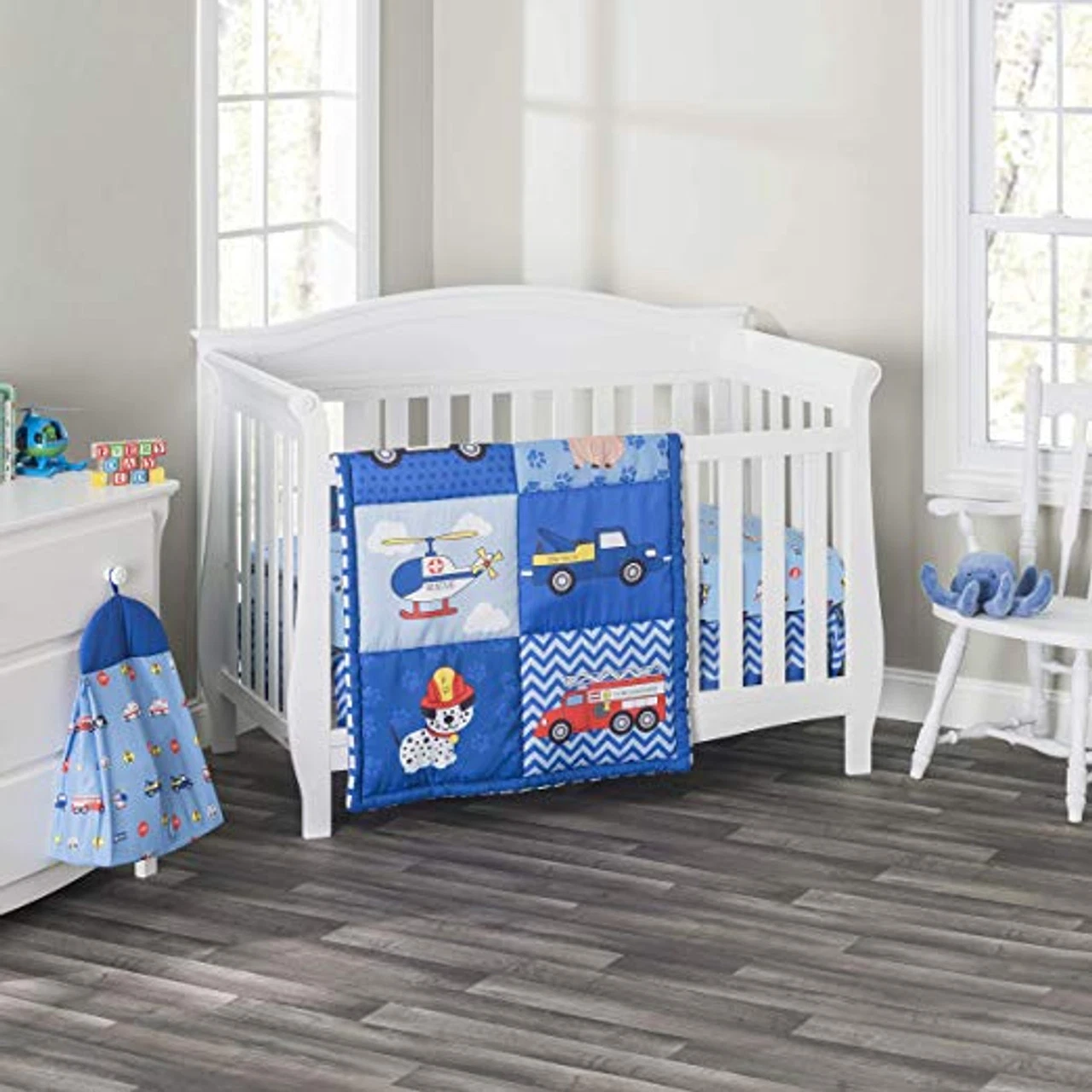 Everyday Kids 4 Piece Boys Crib Bedding Set - Little Rescuer
Opens in a new window or tab