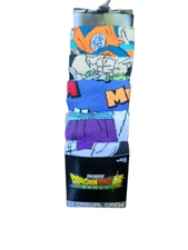 Men's Bioworld 6 Pair Casual Crew Socks - New - Dragonball The Movie