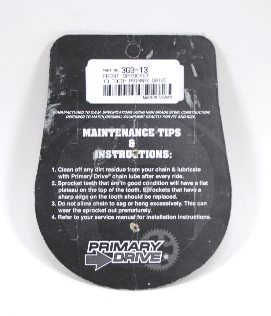 Primary Drive Front Sprocket 13 Tooth 3G9-13 For KAWASAKI KFX 400