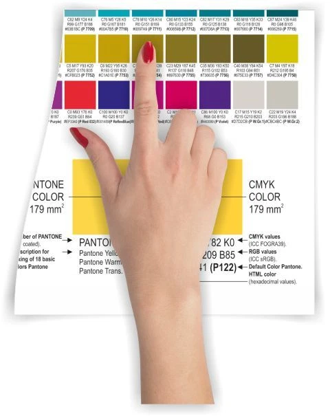 COATED PANTONE COLOR FOR PROCESS PRINTING AND WEB DESIGN - Image 2 of 4