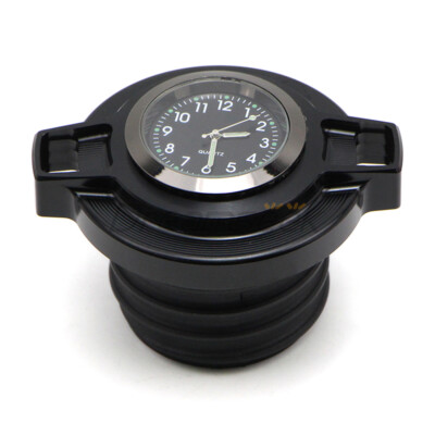 Kraftstoff Tankdeckel mit Uhr für Harley Softail Dyna Breakout Benzin Abdeckung