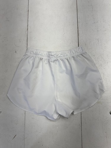 Gymshark White Athletic Elastic Waist Running Shorts Womens Size Small - Picture 2 of 5