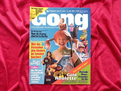 GONG 26/1987 - TV-Zeitschrift - Pippi Langstrumpf, Star Trek, Richard Münch