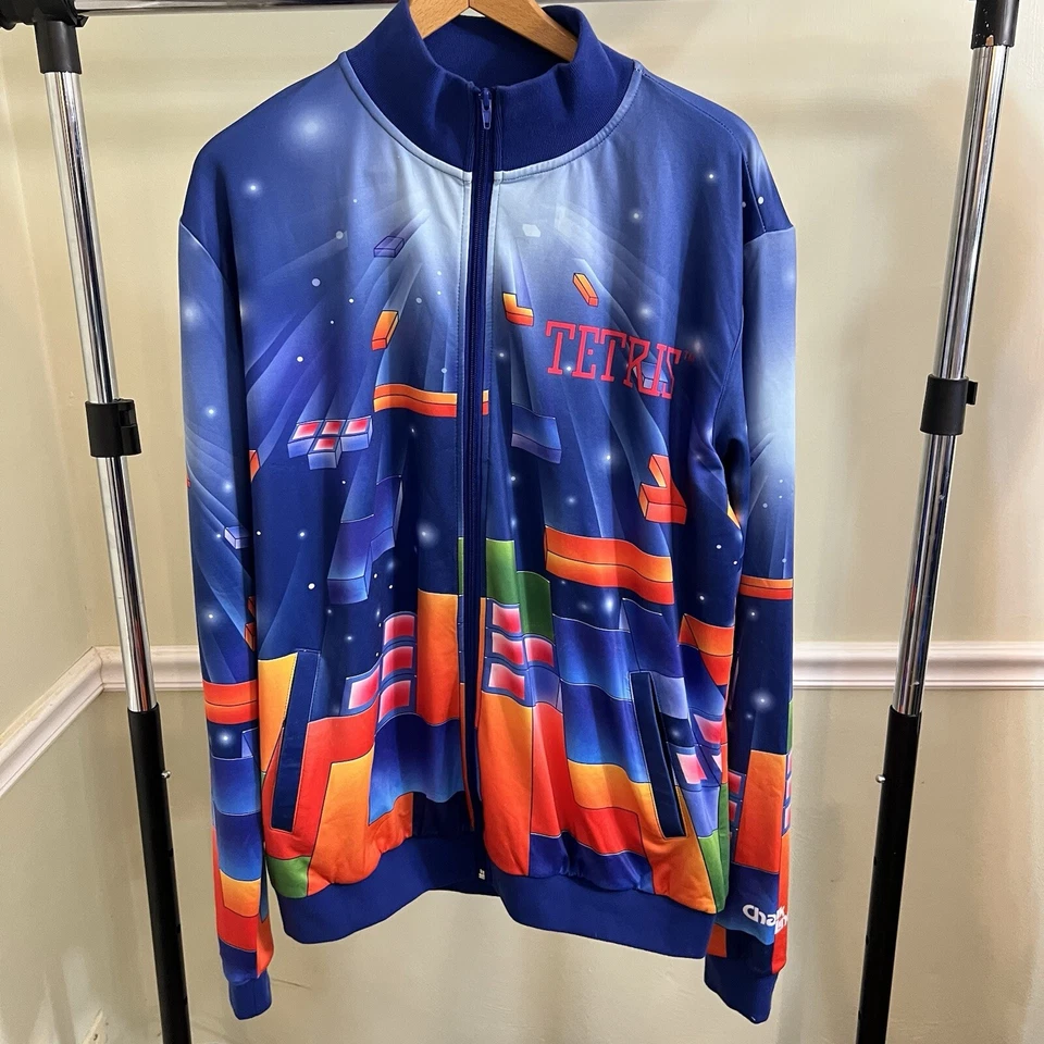 Chaqueta Chalk Line Tetris Track Jacket Hombre’s Grande  Foto 3 de 4