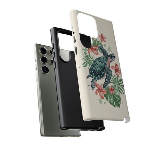Tropical Turtle Island Flower Phone Case for iPhone, Samsung Galaxy, Pixel - Picture 126 of 175
