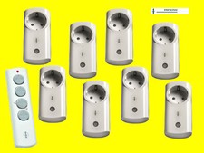 8-fach Funk-Steckdose SET Zwischensteckdosen INTERTECHNO-Qualität+Fernbedienung