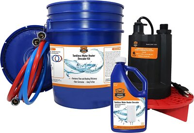 #ad Tankless Water Heater Flush Kit with Descaling Solution $121.49