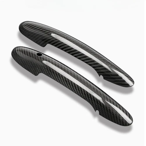 For BMW MINI Cooper S R50 R53 R55 R56 Real Carbon Fiber Door Handle Cover Trim - Picture 6 of 11