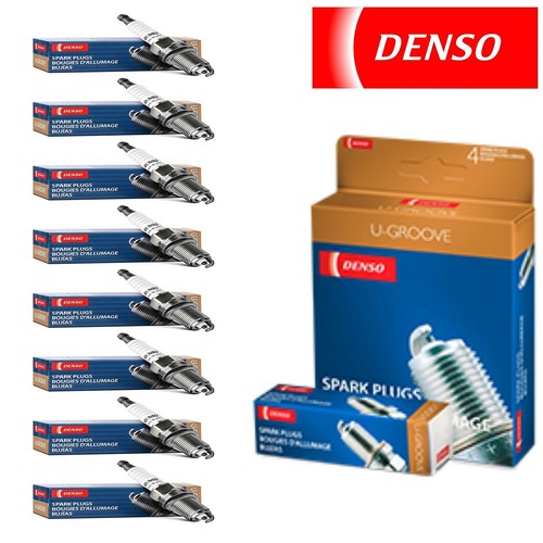 8 Pack Denso Nickel Resistor Spark Plugs for 1988-1992 Bentley Mulsanne V8-6.8L - Foto 1 di 9