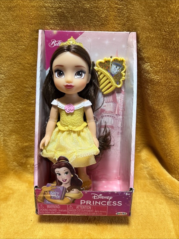 Disney Princess Belle Petite W/Comb 6” Doll Jakks Pacific 2021 NEW IN BOX