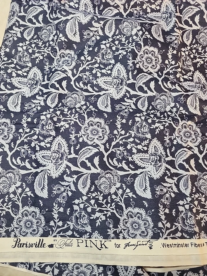 2 1/2 Yards Tula Pink Parisville French Lace Free Spirit TP08 (F8) - Image 2 of 4