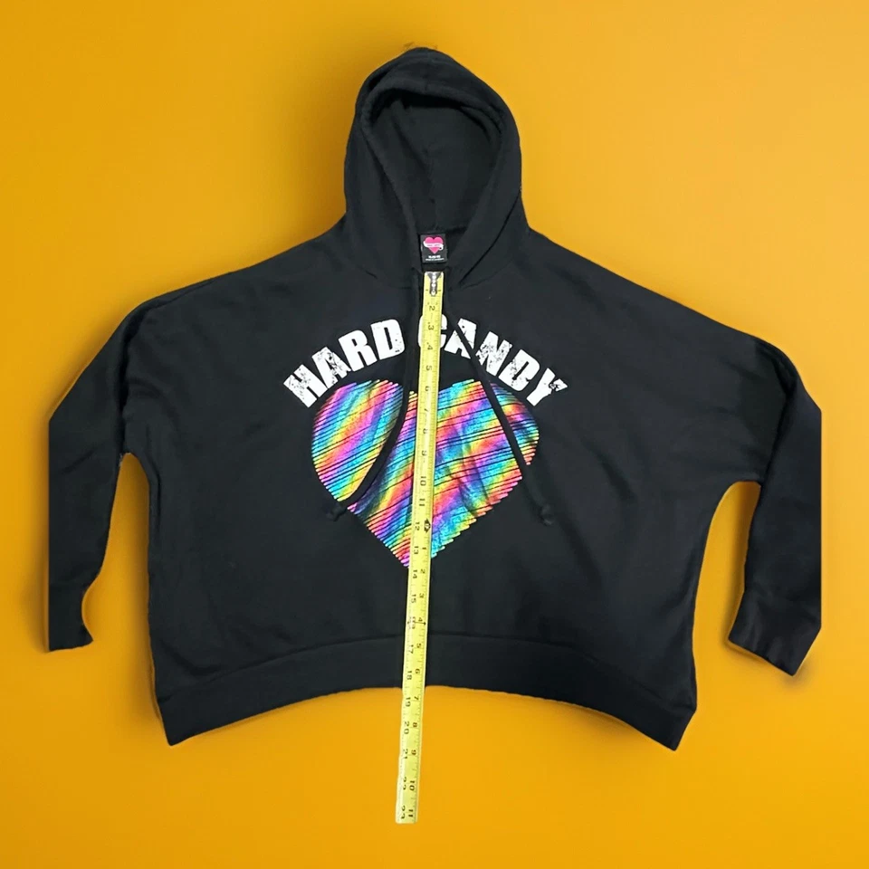 Sudadera con Capucha Hard Candy Arco Iris Gráfico Pullover Sudadera XL (15-17) para Niñas Foto 2 de 4
