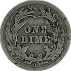1903-O Barber Silver Dime in a SAFLIP® - VG- (Good+)