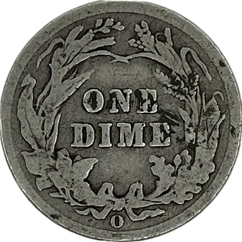 1903-O Barber Silver Dime in a SAFLIP® - VG- (Good+)