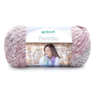 Gründl Wolle Pastello 200 g mauve- marmor pastel color meliert 200 g  Wolle