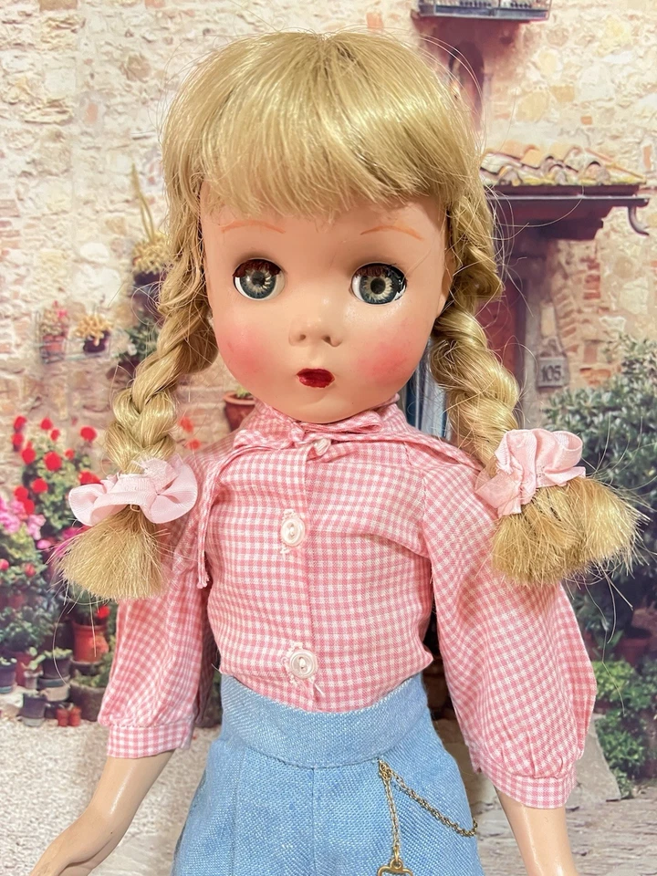 Coletas vintage Madame Alexander rubias Polly 18 pulgadas con Madame Alexander Foto 2 de 4