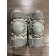 B.P.E. Unisex Size M Gray Elbow Pads ACU Camo Tactical Protective Gear USA Made