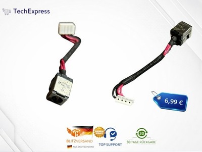 Notebook DC-In Power Buchse inkl. Kabel   4-Pin Anschluss #157