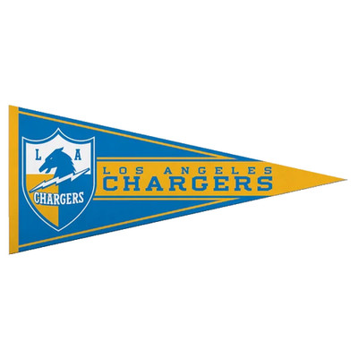 Los Angeles Chargers NFL Retro Mini Pennant 4'' x 9'' LA Felt Wall Flag New