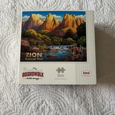 Zion National Park 500 Piece Jigsaw Puzzle Boardwalk Puzzle Company New
