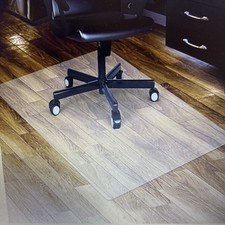 Kuyal Clear Chair Mat for Hardwood Floors 30 x 48 in - Transparent Floor Mat