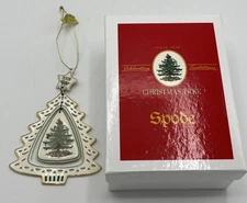 Spode 2008 Annual Christmas Tree Ornament England Tree Trimming Holiday Decor