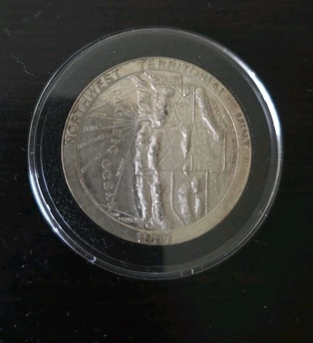 1987 Northwest Territorial Mint Pacific Ocean  1oz 999 FINE Silver Round