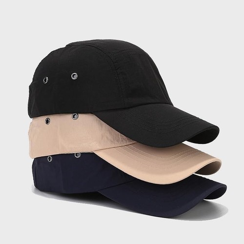 Women-Men-Quick-Dry-Summer-Baseball-Sun-Hat Outdoor UV-Protection Black - Picture 2 of 7