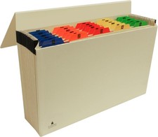 Image of Cathedral Products 31 Pocket Manila Expanding File With Numbered Tabs 1-31