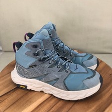 Hoka One One Anacapa Mid GTX Hiking Boots Waterproof Blue Womens 9 B