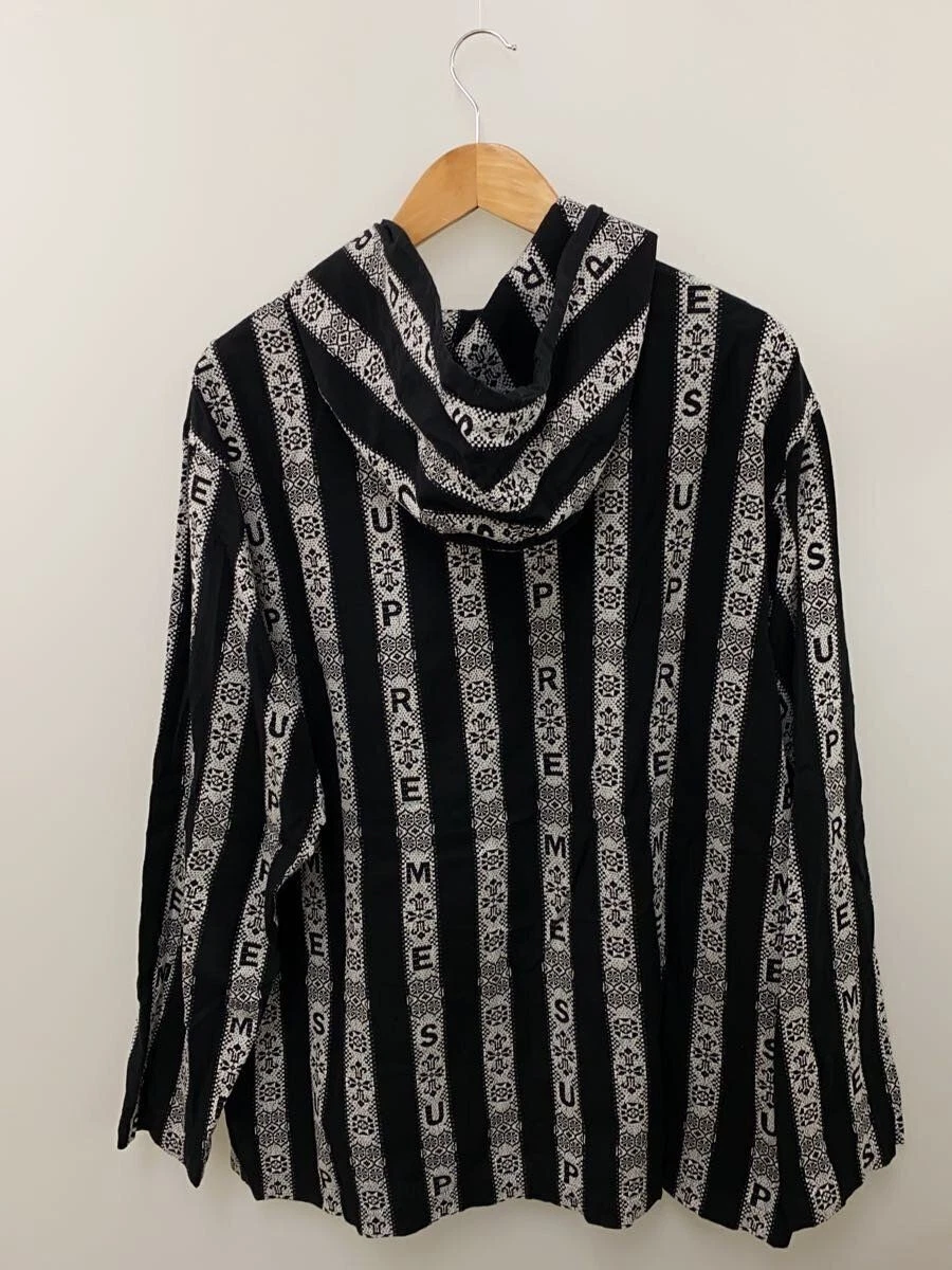Felpa Supreme con cappuccio L cotone BLK modello totale 22ss Baja camicia con cappuccio usata
