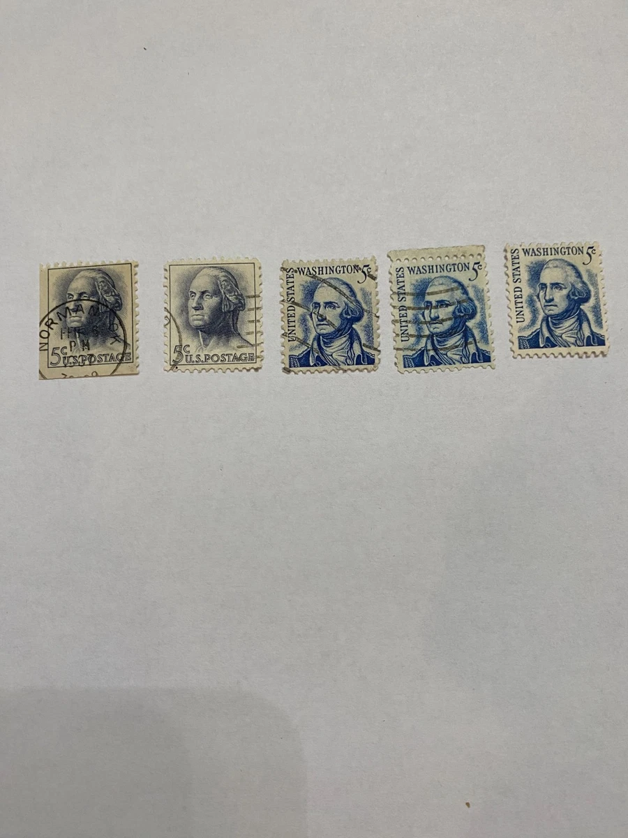 Las mejores ofertas en Sello de George Washington 5 cent | eBay