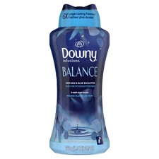 Downy Balance In-Wash Laundry Scent Booster Beads, Crisp Rain and Blue Eucaly...