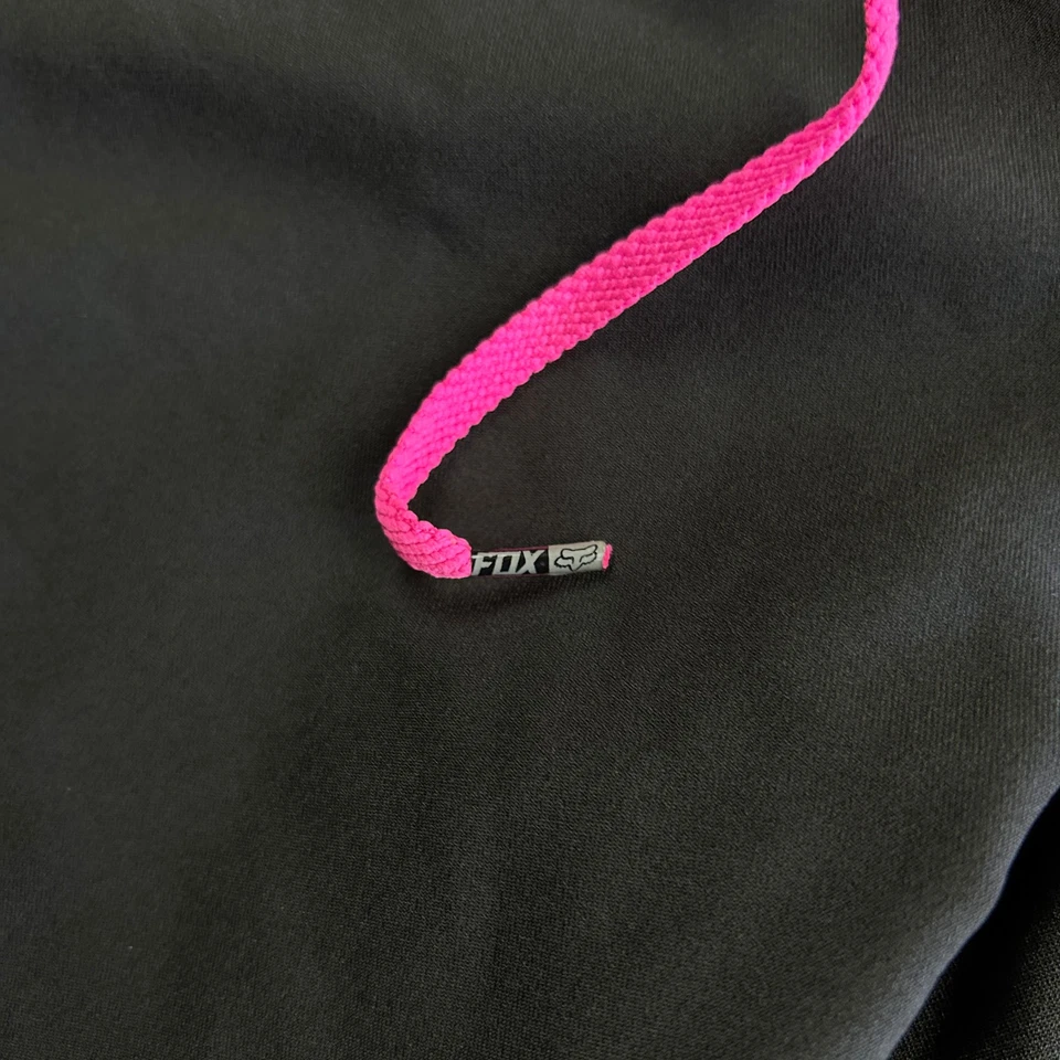 Fox Racing H2O Mujer Board Shorts Bañador 4 Negro Rosa Logo Cordón Foto 4 de 4