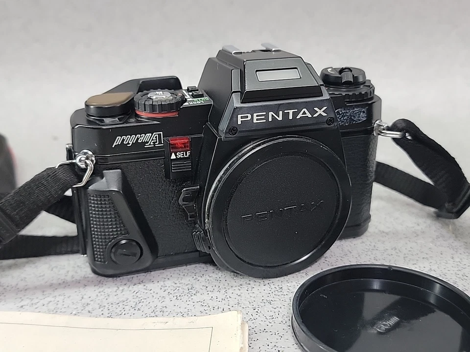 Pentax Program A 35mm SLR Camera & 2 Lenses KA Mount UNTESTED - Image 2 of 4