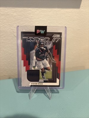 Stefon Diggs - 2025 Score Zoned In Jersey Texans Patch Relic | eBay