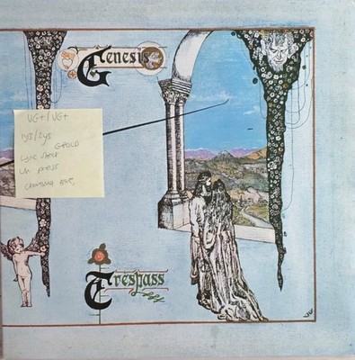 Genesis Trespass Vinyl Record VG+/VG+ CAS 1020 