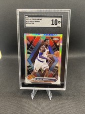 2023-24 Topps Chrome Julius Randle #129 Blue Refractor New York Knicks  SGC 10