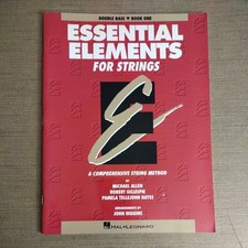 Essential Elements for Strings--Double Bass Book 1 Original Series -Gently used