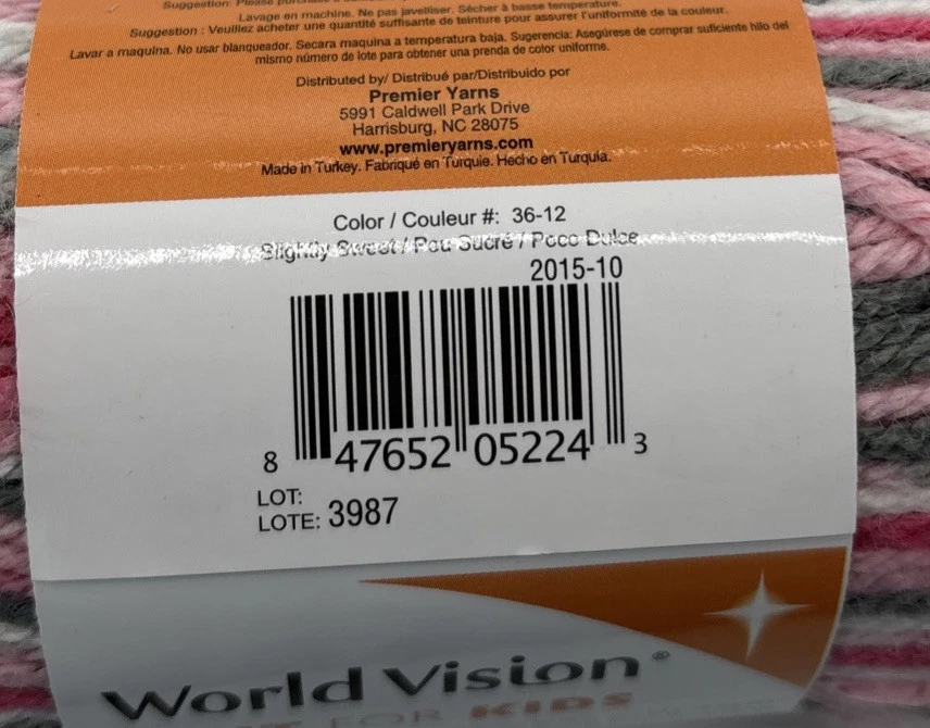 Premier Ever Soft Yarn "Slightly Sweet" 1 Skein #2051 - Image 3 of 3