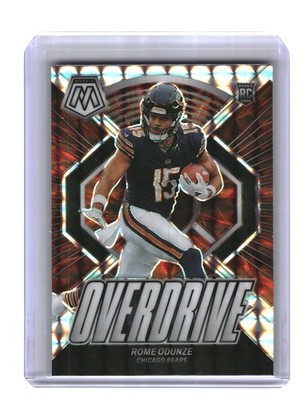 2024 Panini Mosaic #1 Rome Odunze Overdrive Mosaic