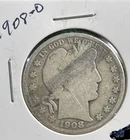 1908-O 50C Barber Half Dollar. 90% Silver. #1633