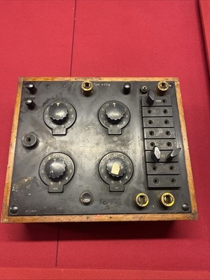 DECADE RESISTOR BOX CAMBRIDGE INSTRUMENT Co - RADIO TEST DEPT - Untested